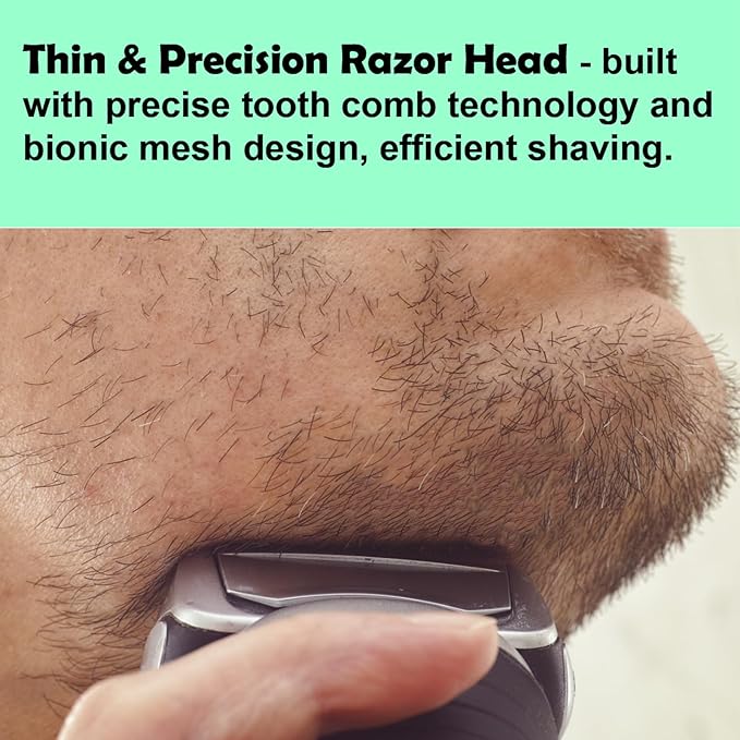 Series 7 Replacement Head 73S for Braun Electric Shaver S7 Replacement Head Compatible with Braun Razor New Generation 7020s 7025s 7085cc 7027cs 7071cc 7075cc (1 Count)