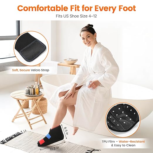 LIGHTIUM Red Light Therapy for Feet – FSA Eligible HSA Infrared Light Therapy Foot Wrap with 660nm Red &amp 850nm Near Infrared LEDs Heat Therapy &amp Timer for Neuropathy Joint Ankle Heel &amp