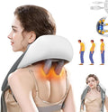 Goletsure Neck and Shoulder Massager Shiatsu Neck and Back Massager with Heat Deep Tissue 5D Kneading Pillow Simulated Manual Massage