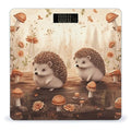 Digital Bathroom Scale for Body Weight Scale with Bright LCD Display High Accuracy Step-On Technology Auto On/Off Nature Lovely Hedgehog Lovers Digital Scales 400 Lbs /180kg