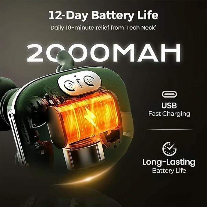 4D Wireless Massager with Hands – Shiatsu Deep Tissue Relief with Heat 2026 New Neck Massage Deep Tissue Shiatsu Neck and Shoulder Massager Masajeador de Espalda y Cuello Three Massage Modes