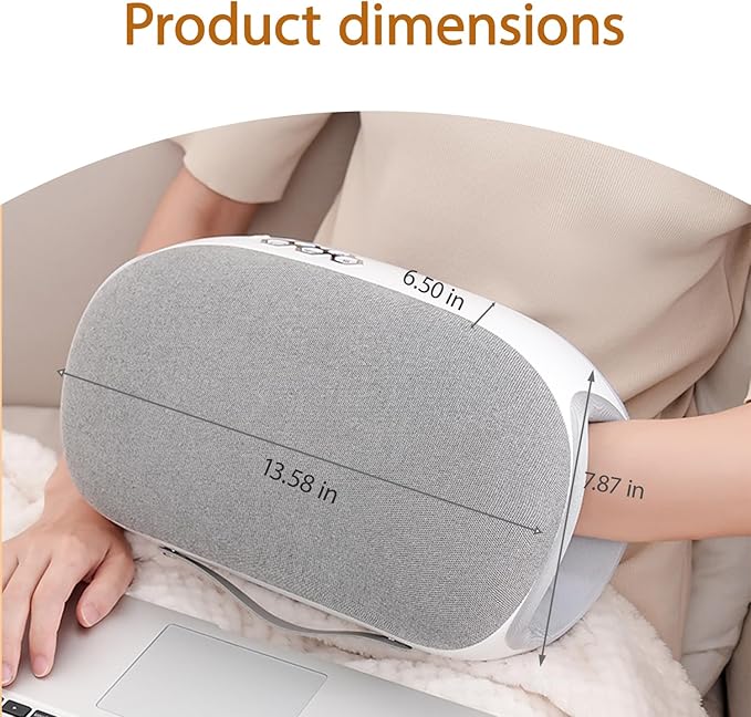 Electric Abdominal Massager for Belly Relaxation and ComfortHeating Stomach Massager for Women Red Light Heat Compress to Relieve Back Pain