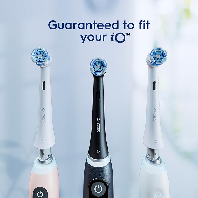 Oral-B iO Series Ultimate Clean Electric Toothbrush Replacement Brush Heads for an Oral-B Electric Toothbrush 2 Count Black