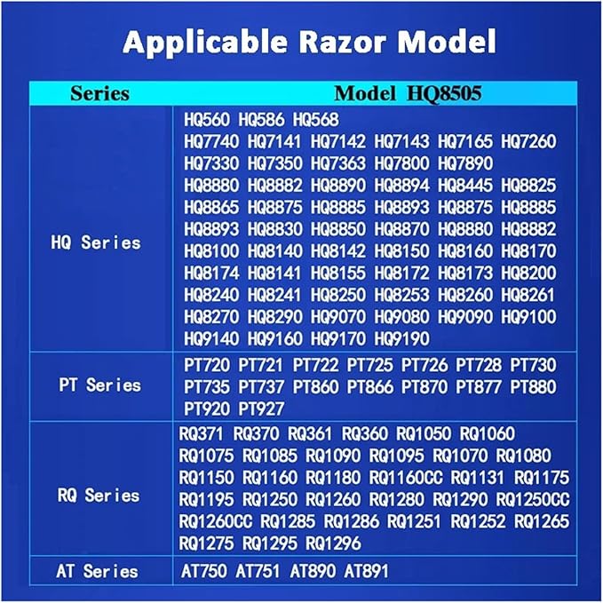 15V HQ8505 Razor Blade ChargerCompatible for PhilipsShaver Series 3000 5000 7000 9000 Power Supply Adapter Cord Not for 5V 4.3V 8V Shaver(EU Plug)