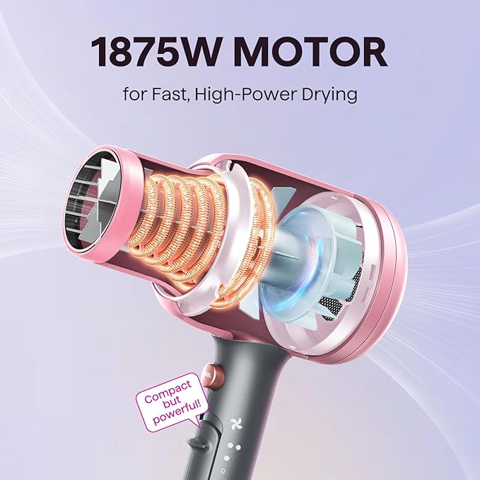 Wavytalk 3 in 1 Curling Wand Set and Blown Away Ionic Hair Dryer for Curly Hair with Diffuser