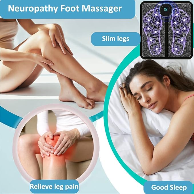 EMS Foot Stimulator Stimulator Nerve Transcutaneous Over-The-Counter Transcutaneous Electrical Nerve Stimulator for Pain Relief