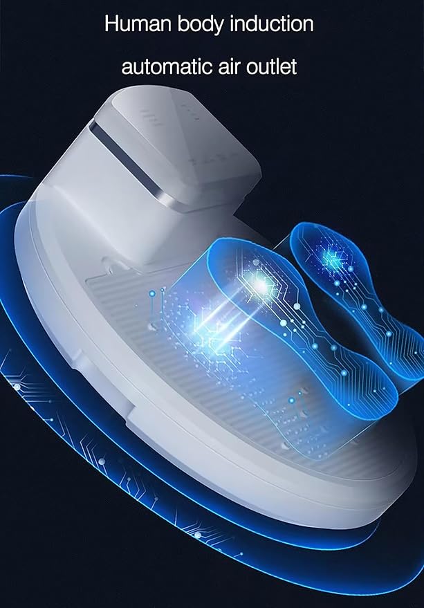 2025 Full Body Dryer Protables Multifunction Bathroom Full Body Dryer Feet Touch Panel Cold/Heat Adjustable Ion Body Care Dryer Gifts for Women/Mom/Girls
