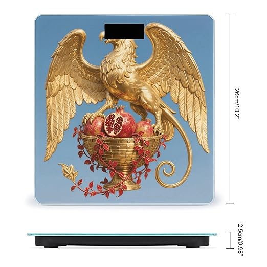 Griffin Fruit Guard Scale for Body Weight Sturdy Tempered Glass Weighing Scales with LCD Display Accurate Digital Bathroom Scale Convenient Body Fat Smart Scales Easy Read