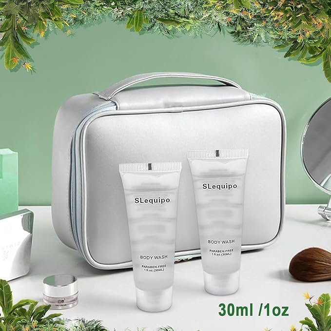 Travel Size Body Wash (1 fl oz 200 Pack) Refreshing Hotel Body Wash Mini and Small Size Body Wash Guest Hotel Toiletries in Bulk