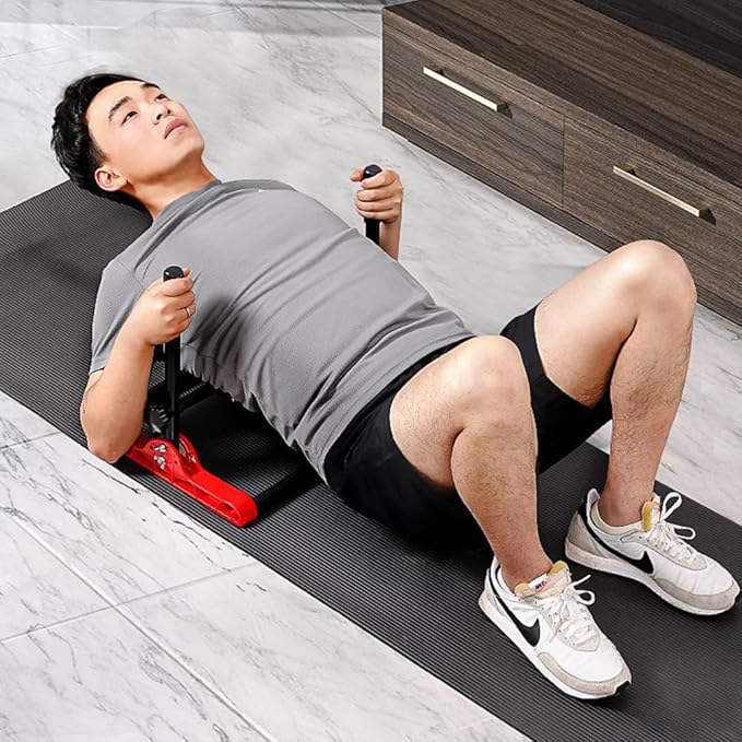 Lumbar Massager Lumbar Exerciser Home Lumbar Support Lumbar Traction Back Stretch Correct Lumbar Spine