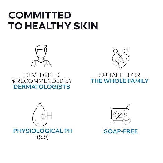 Uriage Extra-rich Dermatological Face &amp Body Wash for Sensitive Skin Preserves the Hydrolipidic Film of the Skin Fresh Foaming Body Cleanser Paraben &amp Soap-Free Physiological pH