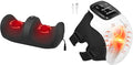 Medcursor Shiatsu Foot Massager and Cordless Heated Knee Massager White