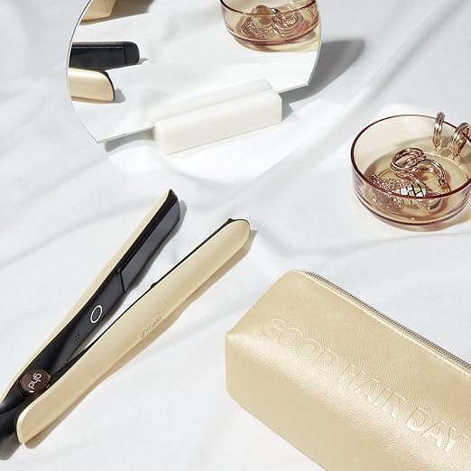 ghd Gold Styler ― 1 Flat Iron Hair Straightener Professional Ceramic Hair Straightening Styling Tool for Stronger Hair &amp More Color Protection