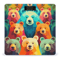 Colorful Bears Bathroom ScaleHighly Accurate Digital Weighing Machine for People Bright LED Display Weight Scale for The Aldult Home Use
