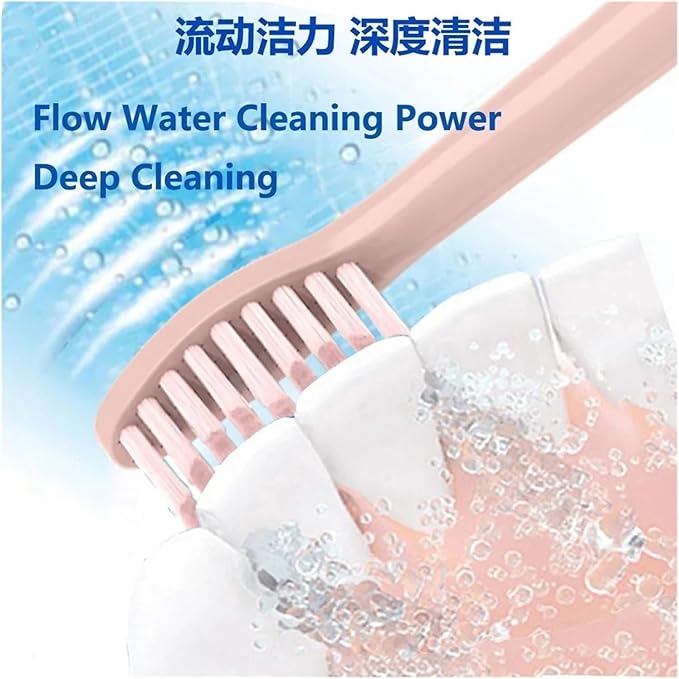 Replacement Toothbrush Heads Compatible for Revyline RL085 Electric Accessories Nozzles Bristles(4PCS White)