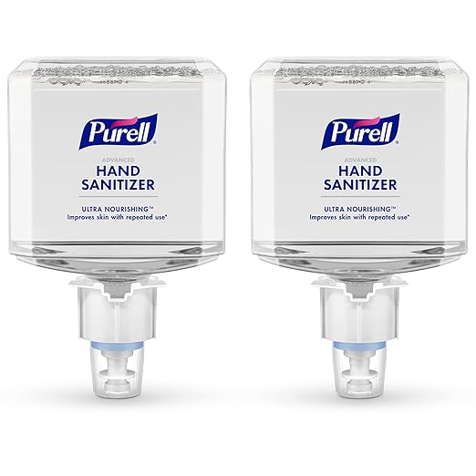 PURELL Advanced Ultra Nourishing Hand Sanitizer Foam Fragrance Free 1200 mL Refill for PURELL ES4 Manual Dispenser (Pack of 2) - 5057-02