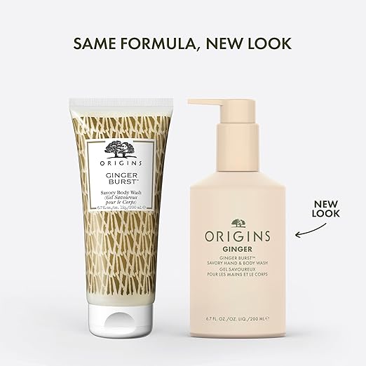 Origins Ginger Burst Savory Hand &amp Body Wash | Lathers &amp Cleanses | With Ginger 6.7 Fl Oz