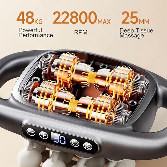 Needsary Massage GunElectric Massager Deep Tissue MassagerMuscle MassagerQuiet Muscle Massage Gun for Back ShouldersLegsFootBody Muscle Pain ReliefIdeal Gifts for WomenMenMomand Dad