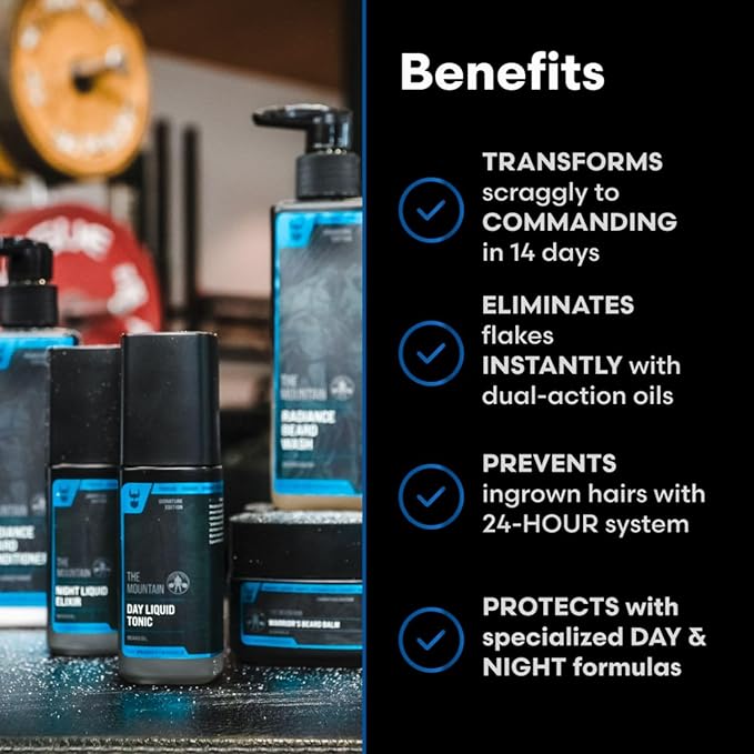 The Beard Struggle Mountain Night Beard Oil for Men – Deep Hydration &amp Overnight Conditioning – Strengthening Botanical Blend – Fast-Absorbing Non-Greasy – 30 mL (1 fl oz)