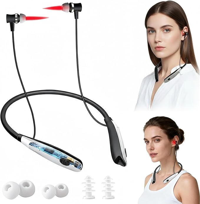 Red Light Therapy for Nose &amp Ears 2-in-1 Infrared Nasal &amp Ear Care Device Portable Lightweight Wellness Tool with Neck-Hanging Design Auto Timer Ideal for Seasonal Discomfort &amp Dry Ind