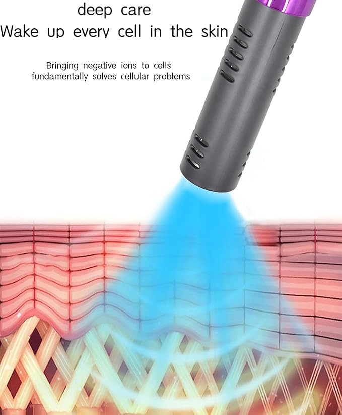 Terahertz Physiotherapy Device 3 Levels of Wind Adjustment Open Up Circulation Within The Body Dredge The Meridians Helps The Body Repair Itself and Relieves Body Pain for Home Spa Salon