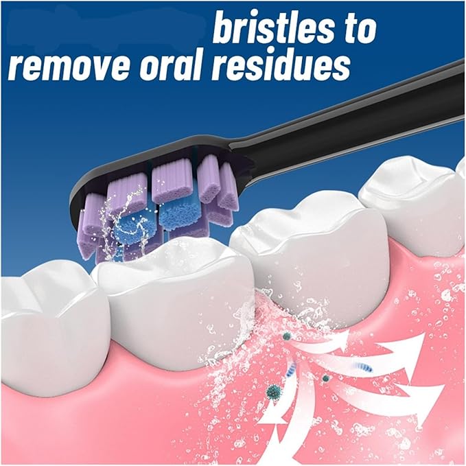 10PCS Replacement Brush HeadsCompatible for XIAOMI MIJIA T700 Mes604 Electric Toothbrush