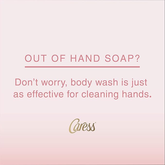 Caress Hydrating Body Wash For Noticeably Silky Soft Skin Daily Silk Extract &amp Floral Oil Essence 18 oz Pack of 6 pink