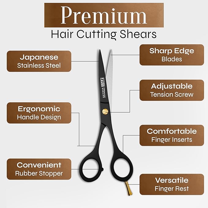 Facón Double Edge Safety Razor + Facón Hair Cutting Scissors