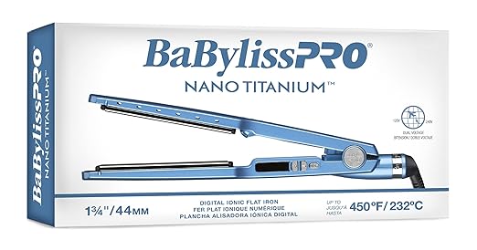 Nano Titanium Ionic Hair Straightener Professional Flat Iron For All Hair Types