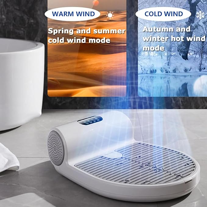 Full Body Dryers | Bathroom Body &amp Foot Dryer | Body Care Dryer | Waterproof Blow Dryer All-Round Quick-Drying | Warm Air Wind and Cool Wind | Relax Your Body and Mind 1350W