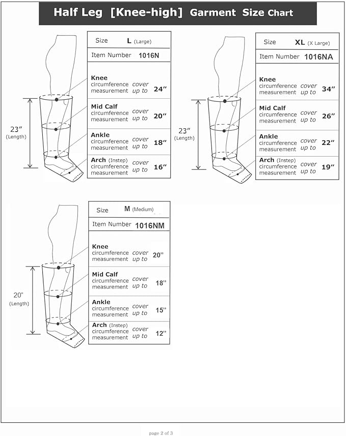 Compression Massager with Half Leg Complete Set (Large X Large) (X Large)