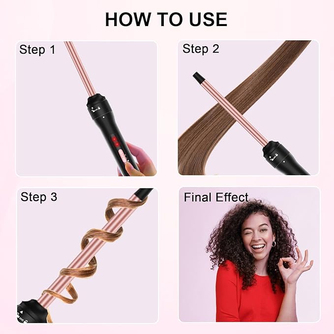 1/2 Inch Curling Iron and 5 in 1 Curling Iron Set