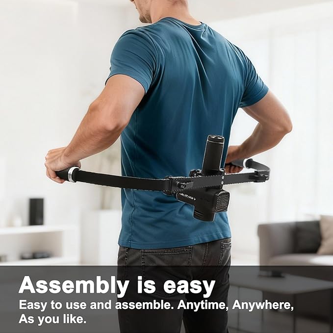 Massage Gun HolderDetachable Deep Stable for Portability Massage Gun Holder for Back Extension Handle Compatible with Most Massage Guns for Hard to Reach AreasMuscle Pain Relief