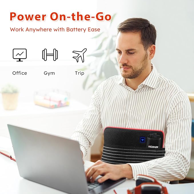 Viconor Red Light Therapy Belt Black