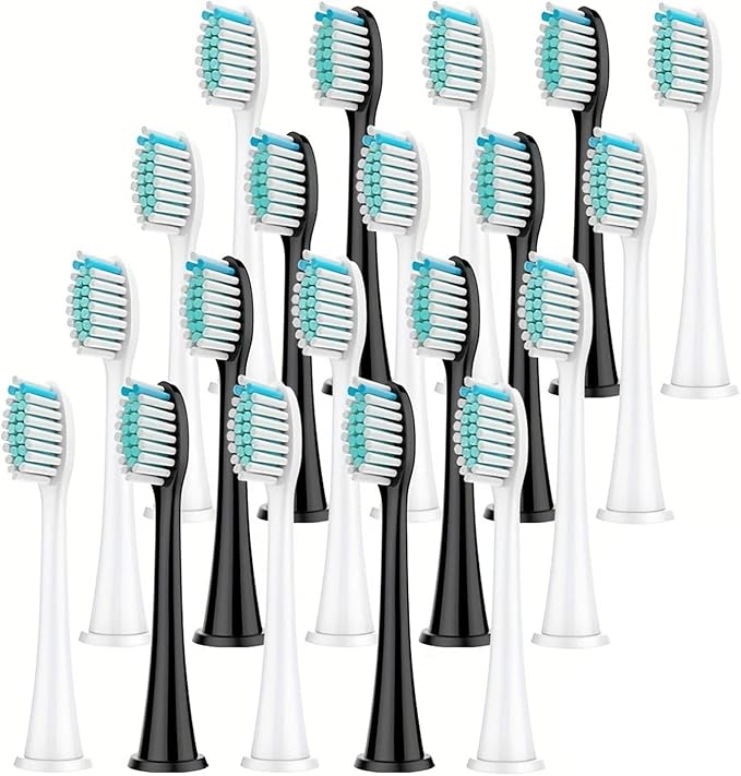 4/8Pcs Replacement Brush HeadsCompatible for Philips HX3/HX6/HX9 Series Electric Toothbrush Heads HX6064(White 4 pcs)