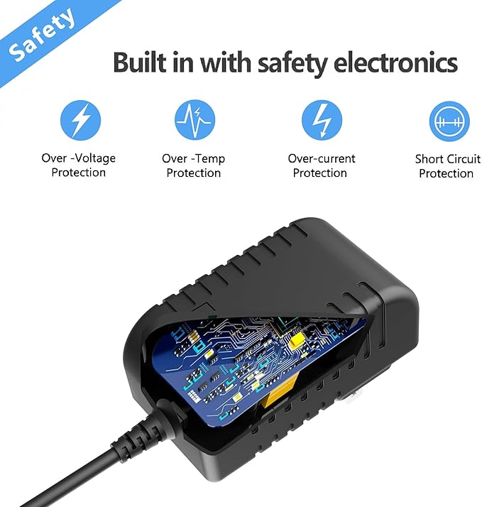 AC Adapter Compatible with Lnchett Massage Gun Deep Tissue Massager Power Supply Battery
