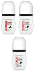 Borotalco:Invisible Anti-Stain Deodorant 1.69 Fluid Ounces (50ml) Deo Roll On (Pack of 3) [ Italian Import ]