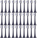 Compatible for T700 Replacement Toothbrush Heads Electric(Black-30pcs)