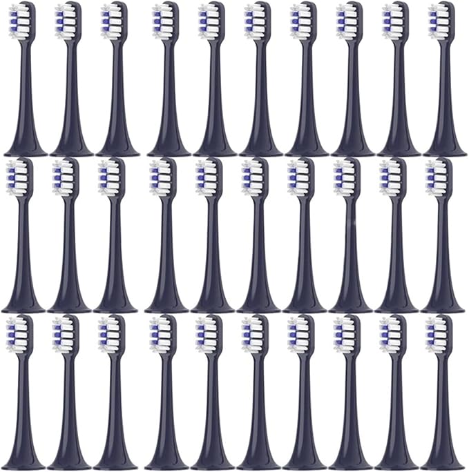 Compatible for T700 Replacement Toothbrush Heads Electric(Black-30pcs)