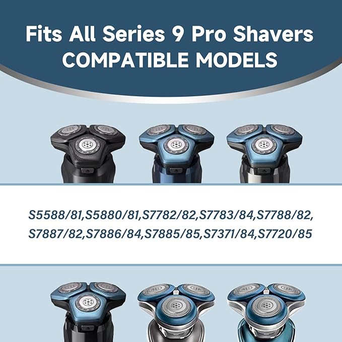 6P SH71/52 Replacement Head Compatible with Series 7000 and 5000 Upgraded SH71/52 Compatibility Double Blades for 7000 Replacement Heads.