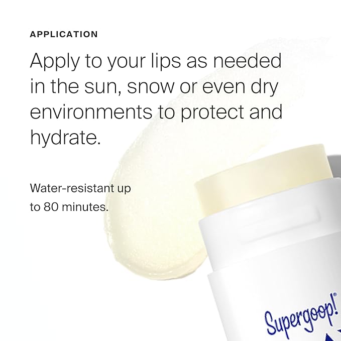 Supergoop! PLAY Lip Shield SPF 30 with Mint Strawberry &amp Coconut - 3 Pack - Lip Balm - Moisturizing Treatment For Dry Cracked Lips - Broad Spectrum UV Protection