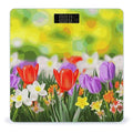 Spring Flowers Bathroom ScaleHighly Accurate Digital Weighing Machine for People Bright LED Display Weight Scale for The Aldult Home Use