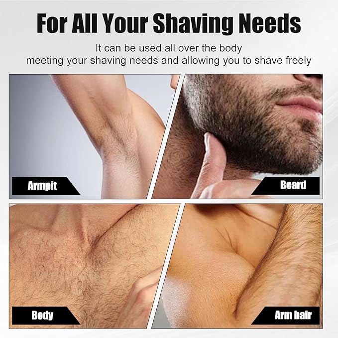 Pro 4 Shaver Replacement Heads Compatible with Skul Pitbulls Gold PRO Silver PRO Platinum PRO Butterfly Kiss PRO Head Shavers Floating 4 Heads for a Fast Close and Smooth Shave (3 Pcs)