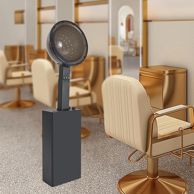 Bacocoo Salon Dryer110V Hooded Hair Dryer with Timer1200W High Efficiency Hooded Conditioning Salon HairAdjustable Angle Freestanding Hair Dryer for HomeBeauty SalonHair Studio.