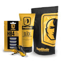 Moto Men's Head Shaving Starter Kit with HeadSlick Shaving Cream Shaving Razor Blade Refills (8 ounce HeadSlick)