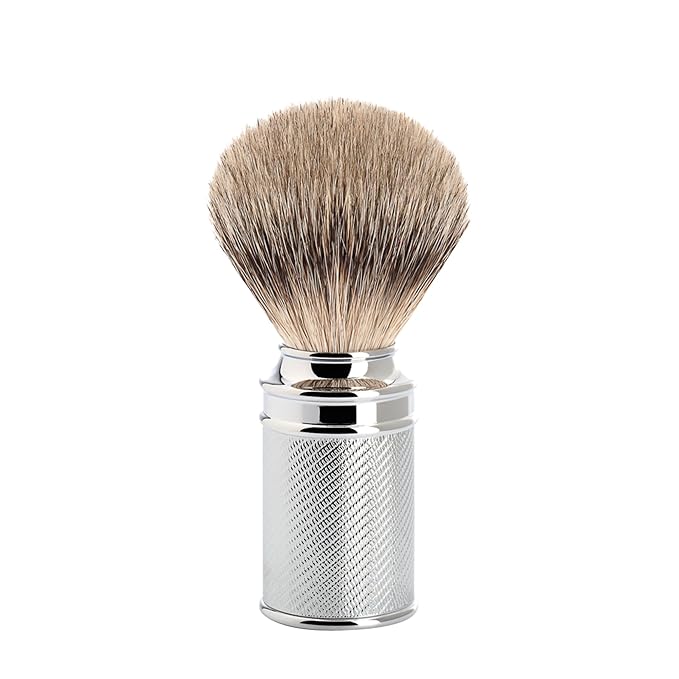 MÜHLE Chrome Silvertip Badger Safety Razor (Closed Comb) Shaving Set - Perfect for Every Day Use Barbershop Quality Close Smooth Shave