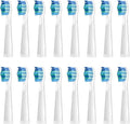 Replacement Toothbrush Heads Compatible with COSOUL Electric Toothbrush Soft Bristle Nozzles Deeply Clean(16PCS White)