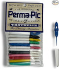 Original Perma Pic Reusable Toothpicks (12-Pack) - Flossing Alternative Portable &amp Travel-Ready Easy Clean Durable Picks for Oral Hygiene on-the-Go