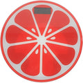 Digital Watermelon Design Weight Scale Portable Mini Round Body Weight Scale for Bathroom Use Orange Model Battery Not Included