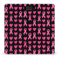 Men's Smart Scale for Body Weight Digital Bathroom Weighing Scale Automatic Switch Energy Saving Scale Pink Ribbon Breast Cancer Awareness Symbol Hearts
